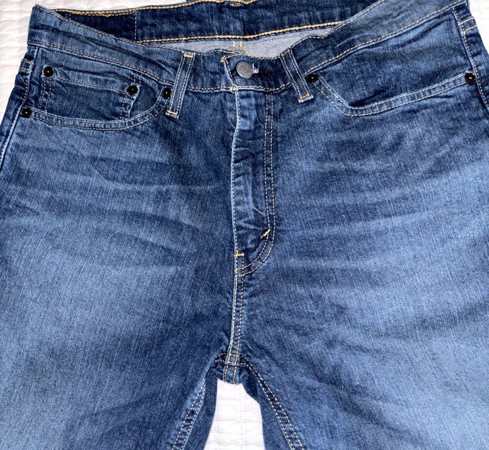 Levi's 541 Jeans Men's Size 34x34 Medium Wash Denim Stretch Athletic Taper Fit - Picture 3 of 7